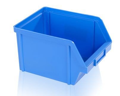 Bedna zkosená 10 kg modrá - Vybavení pro dům a domácnost Schránky, pokladny, skříňky Bedny, boxy ukládací, skříňky