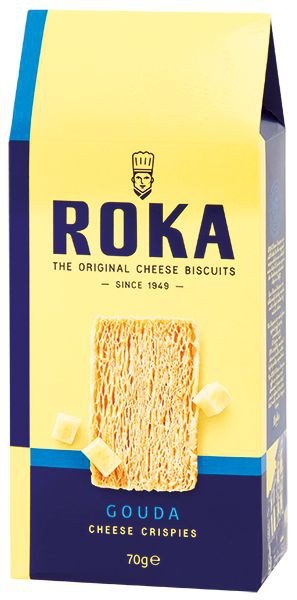 Sušenky Roka sýrové s goudou 70 g šarže 11697 - Delikatesy, dárky Ostatní delikatesy
