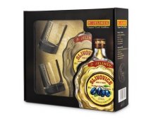 Slivovice Budík 45% 0,5l + 2 skleničky