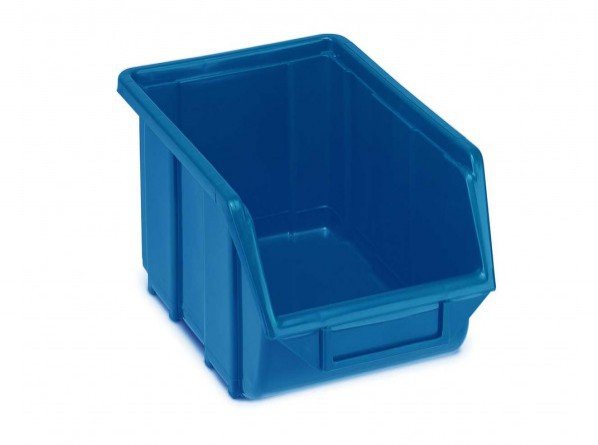Box plastový Ecobox 114 modrý 220 x 355 x 167 mm - Vybavení pro dům a domácnost Schránky, pokladny, skříňky Bedny, boxy ukládací, skříňky