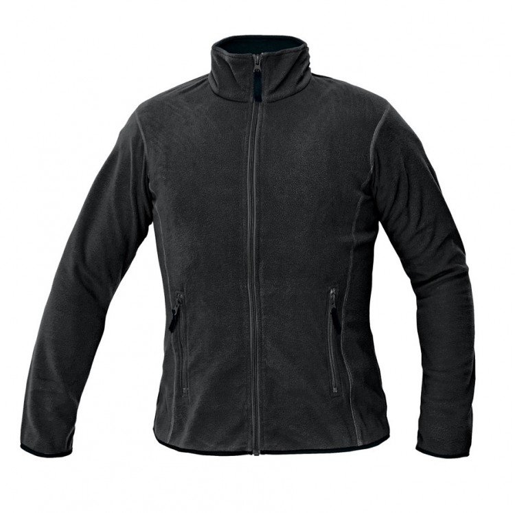 Bunda GOMTI fleece černá XL - Pomůcky ochranné a úklidové Pomůcky ochranné Oděvy, bundy, kalhoty, obleky