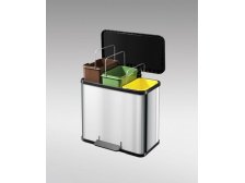 Koš odpadkový na tříděný odpad HAILO trio plus 3x9l