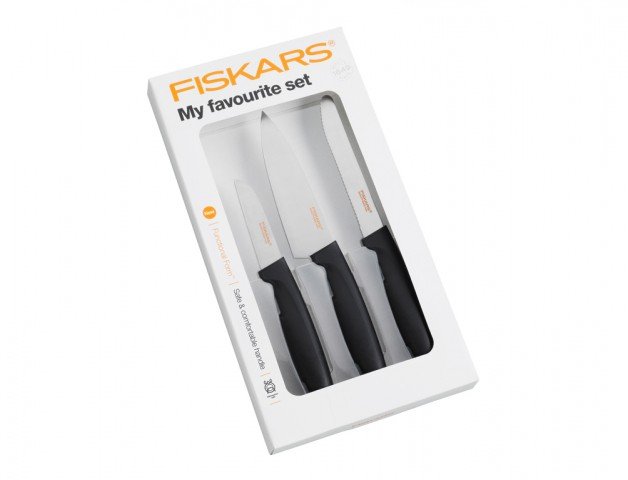 Set nožů FUNCTIONAL FORM 3 ks 1014199 FISKARS - Vybavení pro dům a domácnost Nože Nože kuchyňské, řeznické, universal
