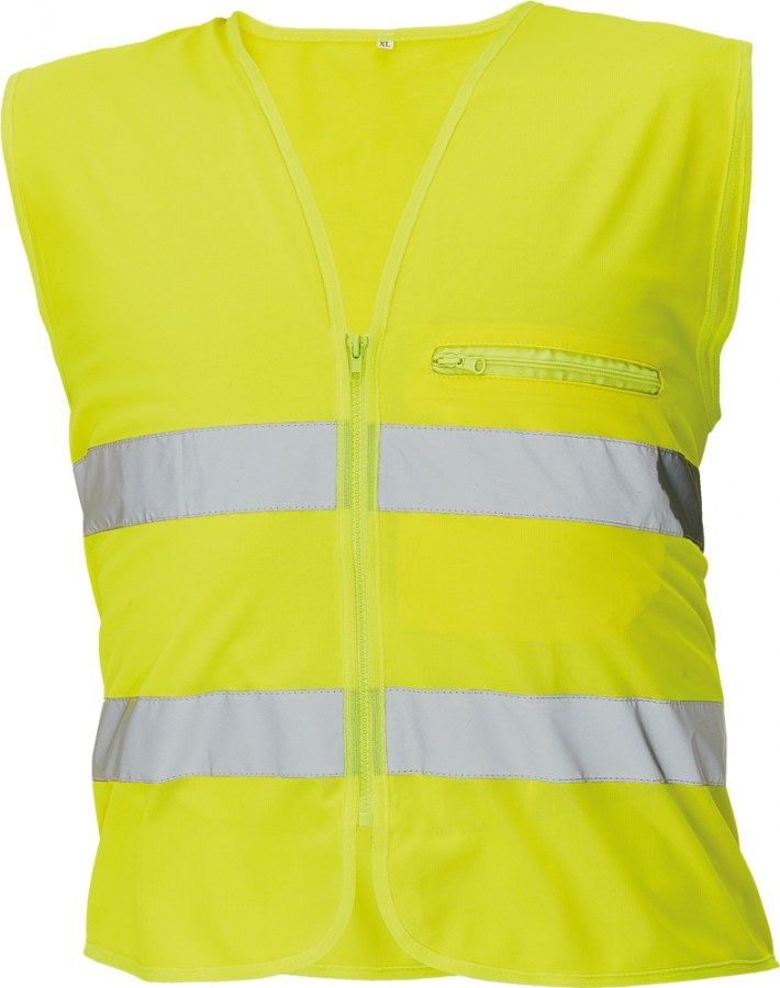 Vesta pracovní reflexní žlutá velikost XL (LC3061291) - Pomůcky ochranné a úklidové Pomůcky ochranné Oděvy, bundy, kalhoty, obleky