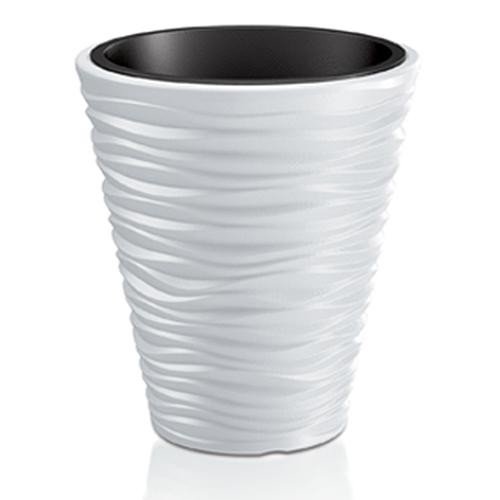 Květináč Sand pr. 350 mm, 345 x 385 mm, krémový Květináč Sand pr. 350 mm, 345 x 385 mm, krémový - Vybavení pro dům a domácnost Nábytek zahradní, květináče, truhlík