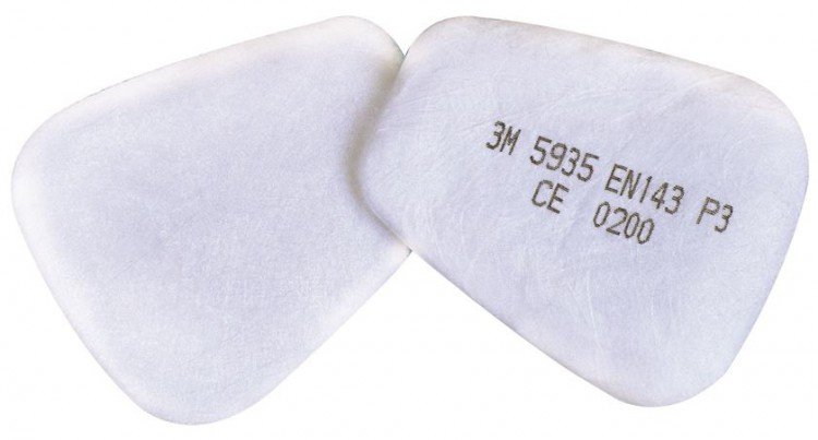 Filtr 3M 5935 - Pomůcky ochranné a úklidové Pomůcky ochranné Přilby, štíty, respirátory
