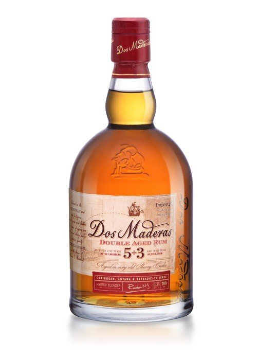 Rum Dos MADERAS 5 + 3 0,7 l, 37,5% - Whisky, destiláty, likéry Rum