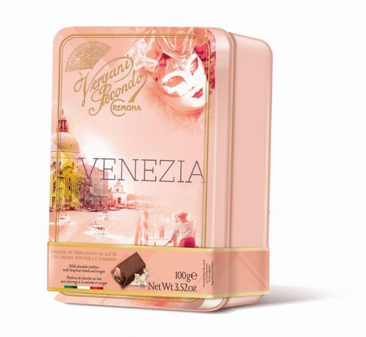 Pralinky Latta Venezia 100 g plech VERG Pralinky Latta Venezia 100 g plech VERG - Delikatesy, dárky Čokolády, bonbony, sladkosti