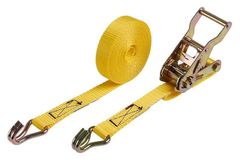 Pás upínací ráčnový 1" (25 mm) x 6 m TUV GS 1000 kg Pás upínací ráčnový 1" (25 mm) x 6 m TUV GS 1000 kg - Zavírače, zvedací a vázací technika Vázací technika Pásy upínací