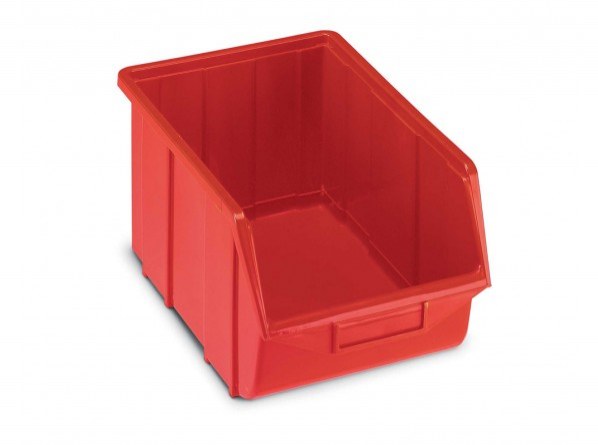 Box plastový Ecobox 114 červený 220 x 355 x 167 mm - Vybavení pro dům a domácnost Schránky, pokladny, skříňky Bedny, boxy ukládací, skříňky