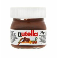 Krém lískooříškový nutella v  mini balení 25 g (sklo) Ferrero