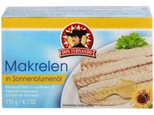 Filety z makrely ve slunečnicovém oleji 115 g Don Fernando