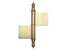 Závěs dveřní 100 UR14 L kompletní závěs, levý, pomosaz lesklá