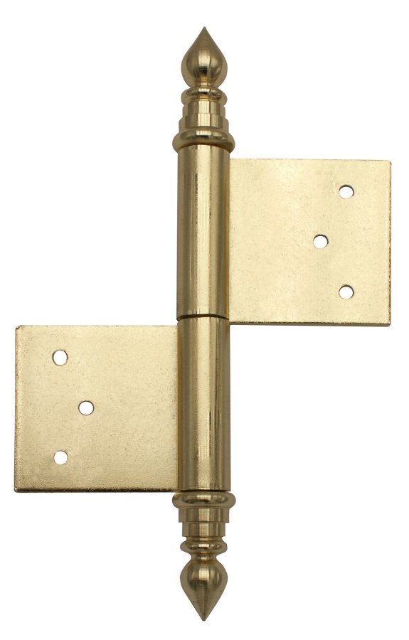 Závěs dveřní 100 UR14 L kompletní závěs, levý, pomosaz lesklá Závěs dveřní 100 UR14 L kompletní závěs, levý, pomosaz lesklá - Kliky, okenní a dveřní kování, panty Závěsy (panty) Závěsy dveřní