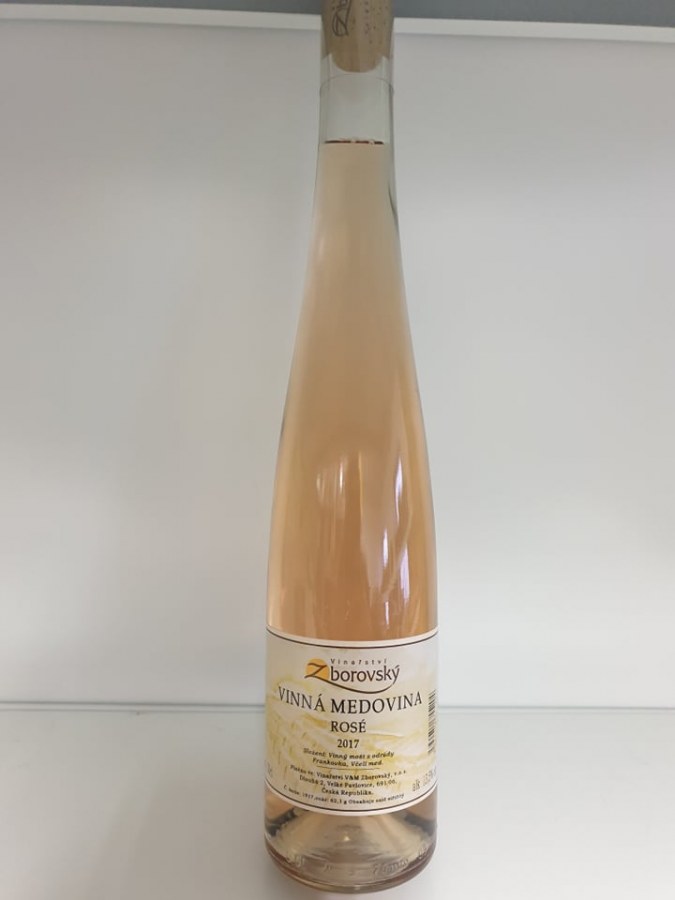 Medovina Rosé 2017 sladké č. š. 1917 Medovina Rosé 2017 sladké č. š. 1917 - Víno tiché Tiché Růžové
