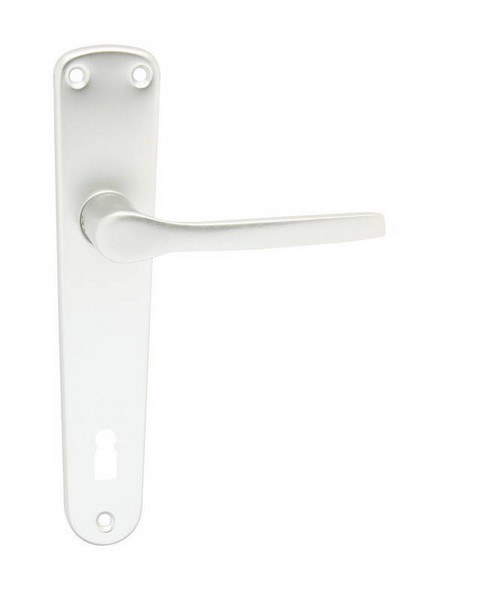 Kování interiérové MONET klika/klika 72 mm klíč stříbrný elox F1 (C MONE7KF1) - Kliky, okenní a dveřní kování, panty Kování dveřní Kování dveřní mezip. hliník, bez PÚ
