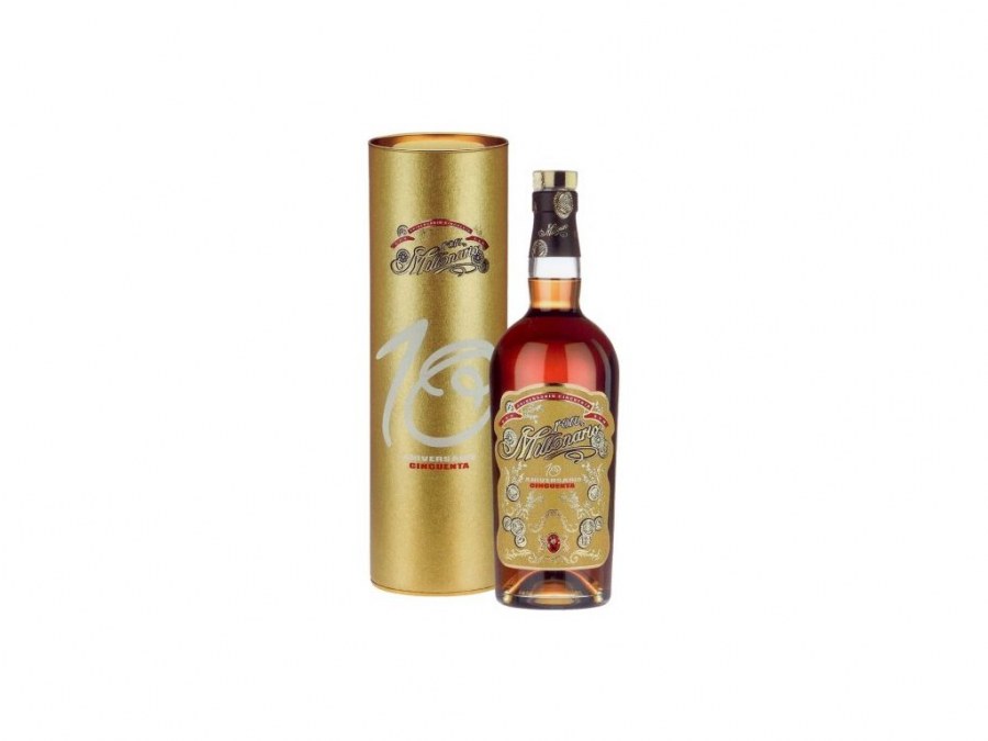 Rum Millonario 10 Aniversario Cincuenta Tuba 0,7l 50% - Whisky, destiláty, likéry Rum
