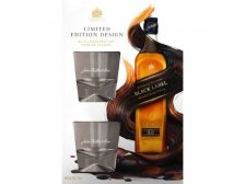 Whisky Johnnie Walker black 12y 0,7 l 40% + 2x sklo