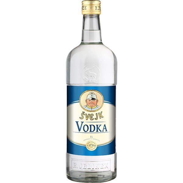 Vodka Švejk 37,5% 1 l (TOVS3751) - Whisky, destiláty, likéry Vodka
