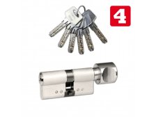 Vložka bezpečnostní s knoflíkem EURO XSTAR EXR.30/35K.NI BT4 (RJEXR3035KN)
