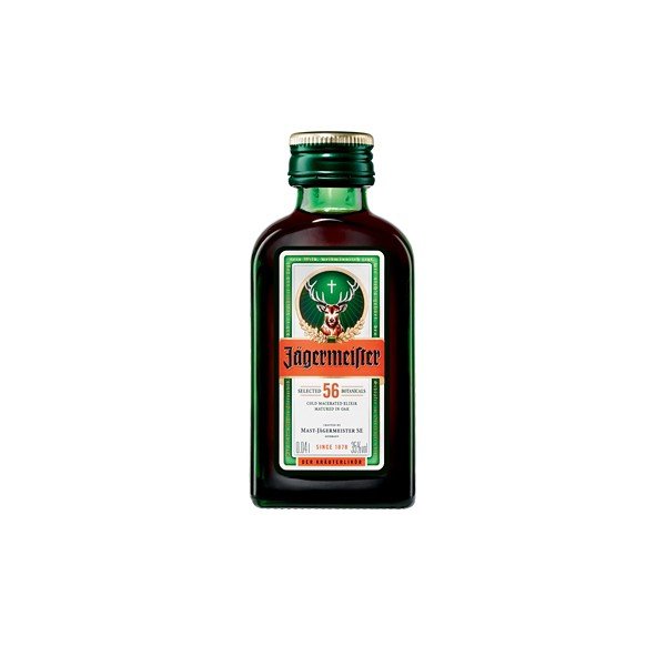 JAGERMEISTER MINI 35% 0,04 l (TOJAGMINI35004) - Whisky, destiláty, likéry Ostatní lihoviny