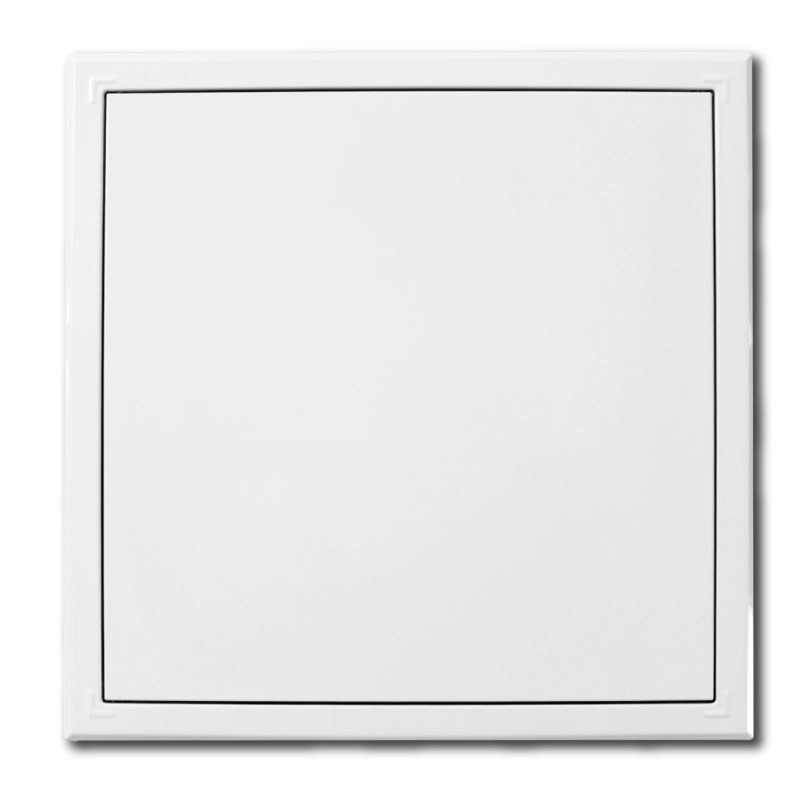Dvířka revizní 150 x 150 mm kovová s tlačným zámkem bílá - Vybavení pro dům a domácnost Stavební prvky Dvířka vanová, revizní, rozvaděčová