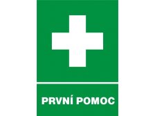 Tabulka bezpečnostní - První pomoc