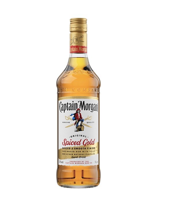 Captain Morgan Spic. gold 35% 1l (TOCMSG351) - Whisky, destiláty, likéry Rum