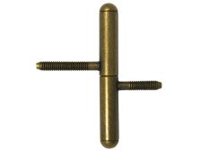 Závěs dveřní 15 x 100 UR25 kompletní závěs, pravo-levý, stará mosaz