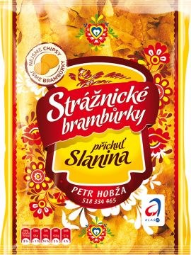 Chips Strážnické slanina 60 g Chips Strážnické slanina 60 g - Delikatesy, dárky Delikatesy
