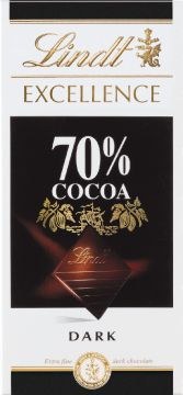 Čokoláda hořká Lindt Excel 70% cocoa 100 g - Delikatesy, dárky Čokolády, bonbony, sladkosti