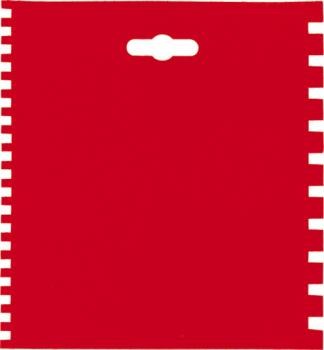 Stěrka zubová plastová 14,5 x 15, 5 cm Stěrka zubová plastová 14,5 x 15, 5 cm - Zednické nářadí, zahrada, nádoby Nářadí a pomůcky zednické Stěrky, škrabky, spárovačky