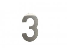 Číslice domovní "3 " RN.145V.3.N, nerez (RJCD3N)