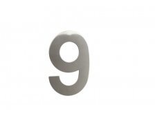 Číslice domovní "9" RN.145V.9.N, nerez (RJCD9N)