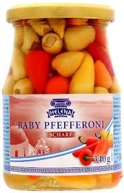 Baby Pfefferoni-mix ostrých baby feferonek 340 g  (CI11108)