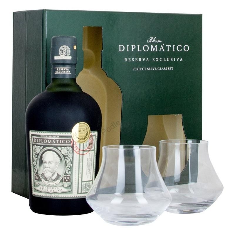 Diplomatico Reserva Exclusiva 2 Skl. Gift Box 2019 Rum 0,7l - Whisky, destiláty, likéry Rum