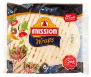 Tortilla pšeničná předpečená Mission NEW balení 6ks 370 g Tortilla pšeničná předpečená Mission NEW balení 6ks 370 g - Delikatesy, dárky Ostatní delikatesy