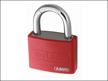 Zámek visací 74/40HB75 red Lockout Tagout (BOZP) - Vložky,zámky,klíče,frézky Zámky visací Zámky visací bezpečnostní