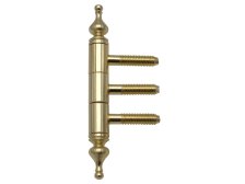 Závěs třídílný 14 x 60 UR50 M8/34,5 kompletní závěs, pravo-levý, pomosaz lesklá