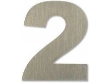 Číslice "2" 15cm nerez IN (C C218E02)