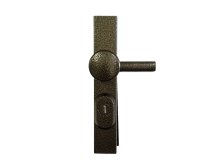 Kování bezpečnostní R1 klika/knoflík 72 mm vložka antik zlatá AZ