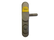 Kování bezpečnostní R1/O klika/madlo 90 mm vložka nikl sat 7500 (R R1OMNS)