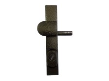 Kování bezpečnostní R1/D klika/madlo 90 mm vložka antická zlatá AZ s překrytím DOPRODEJ (R R1MADAZ)