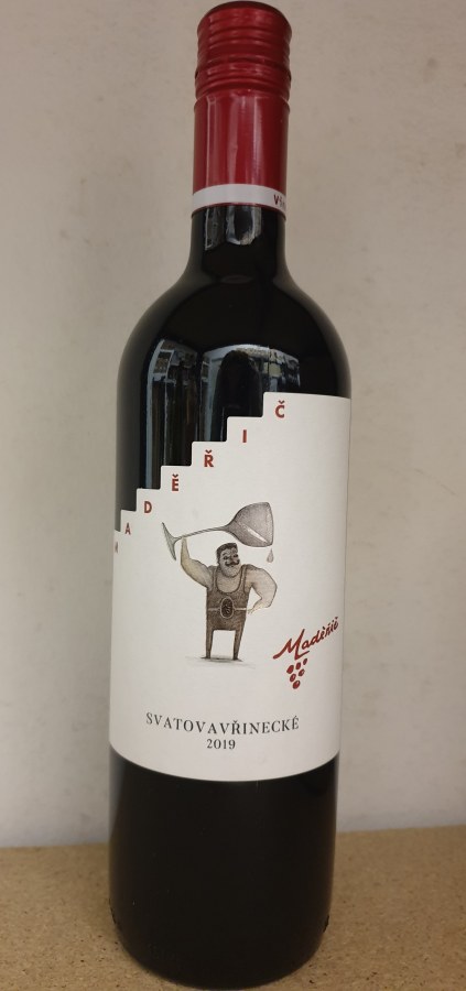 Víno Svatovavřinecké 2019 Moravské zemské, 0,75 l č.š. 9020 alk.12,00% - Víno tiché Tiché Červené