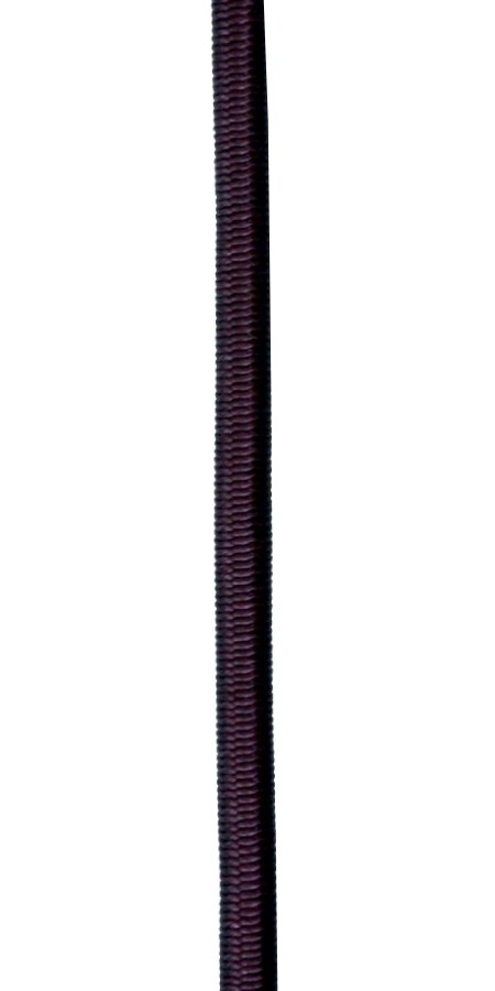 Gumolano, průměr 10 mm, návin 100 m, 2x oplet. G-10/2, černé (LAG0010)