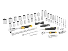 Sada hlavic 1/4" a 1/2", 72 dílů