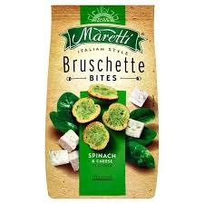 Bruschetta špenát a sýr 70 g Bruschetta špenát a sýr 70 g - Delikatesy, dárky Delikatesy