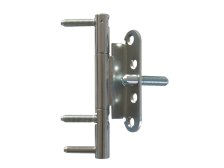 Závěs dveřní 15 x 150, 3-dílný OZ PH BZ P kompletní závěs, pravý, zinek modrý