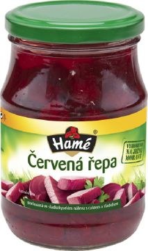 Řepa červená kostky 330 g ve skle Hamé Řepa červená kostky 330 g ve skle Hamé - Delikatesy, dárky Ostatní delikatesy