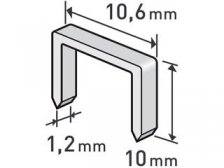 Spony 10 mm 10,6x0,52x1,2 mm 1000 ks/sd